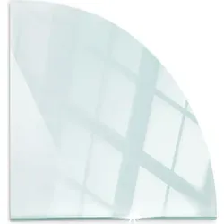 Kaminplatte Glas 100x100 cm - Funkenschutz für Ofen & Kamin - Hochwertige gehärtete Glasplatte für sicheren Schutz vor Hitze und Schmutz. Mit geschliffenen Kanten und minimalistischem Design, ideal für jedes Interieur.