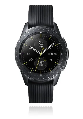 Samsung Galaxy Watch LTE 42mm - Mitternacht Schwarz - Smartwatch mit LTE-Funktion, bis zu 7 Tagen Akkulaufzeit und umfassendem Schutz (5ATM/IP68). Ideal für Fitness und Alltag - Ihr personalisierter Trainer am Handgelenk!