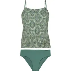 PROTEST Damen Bikini PRTNome Tankini B&C-Cup - Nachhaltiger Tankini aus recycelten Materialien für umweltbewusste Strandliebhaber, bietet volle Bedeckung und herausnehmbare Polster für optimalen Komfort und Stil.