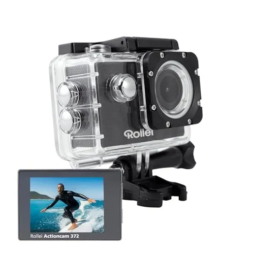 Actioncam 372 - Full HD 140° Aktion Kamera - Digitalkamera mit 1920 x 1080 Auflösung, 16 MP und 2.0'' LCD, perfekt für Abenteuer und Sportaufnahmen.