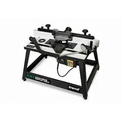 Frästisch TREND CRT-MK3 - Kompakter Frästisch für präzises Fräsen, ideal für kleine Werkstätten mit umfangreichem Zubehör und robuster Bauweise.