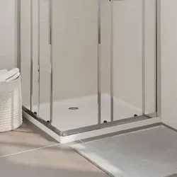 vidaXL Duschwanne Duschtasse 80x90 cm - Duschwanne aus ABS, rechteckig in Weiß, mit nur 4 cm Höhe ideal für einen modernen Look und einfache Installation.
