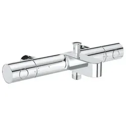 GROHE Grohtherm 800 Thermostat-Wannenbatterie - Armaturen mit EcoJoy-Technologie für 50% Wassereinsparung und EcoButton für maximalen Durchfluss. Perfekt für nachhaltigen Komfort in Ihrem Badezimmer.