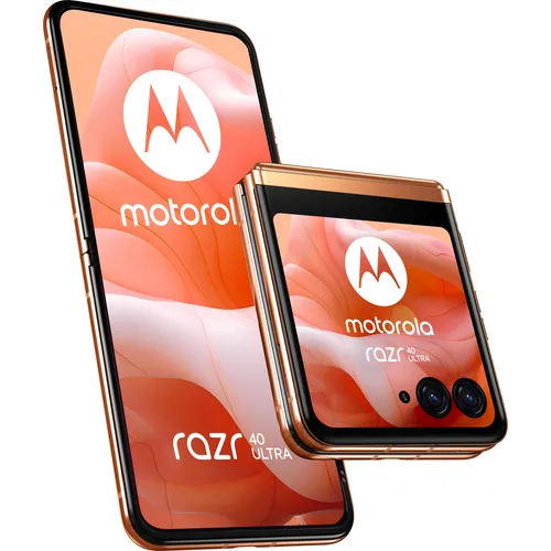 Motorola Razr 40 Ultra (256 GB, Peach Fuzz, 6.90", SIM + eSIM, 12.58 Mpx, 5G) (XT2321-1)