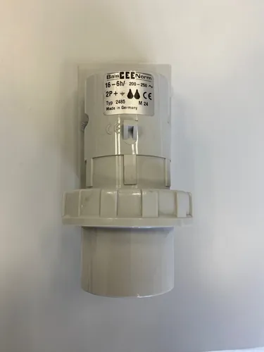 BALS Wandgerätestecker Typ 2485 - 16A - 200-250V - IP67 - Sonstige, wasserdicht mit IP67 Schutzklasse, ideal für den Einsatz in rauen Umgebungen.