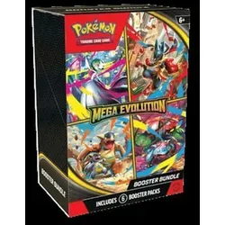 Pokemon Mega Evolution Booster Bundle - Versiegeltes Booster Bundle aus dem beliebten Sammelkartenspiel Pokemon. Enthält strategisch ausgewählte Karten der Mega Evolution-Edition, ideal zur Deck-Erweiterung und Sammlung. Perfekt für Spieler und Sammler!