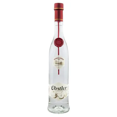 Obstler 0.5l (38% Vol) | Hochwertige Spirituose aus Birne + Apfel | Premium-Qualität | gebrannt in Mecklenburg-Vorpommern 500ml | Schwechower Brennerei (1229)