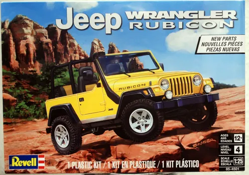 Revell 4501 2003 Jeep Wrangler Rubicon 1:25 neu 2020 USA Bausatz