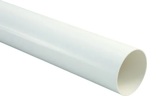 Marley Fallrohr Kunststoff rund Verkehrsweiß RAL 9016 Ø 53 mm L = 2500 mm