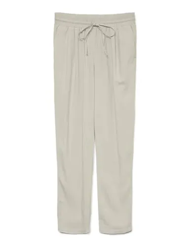 VERO MODA Damen VMJESMILO Ankle Pants - Damen-Hosen, elegante Ankle Pants in Silver Lining, ideal für jeden Anlass und leicht zu kombinieren für einen lässigen Look.