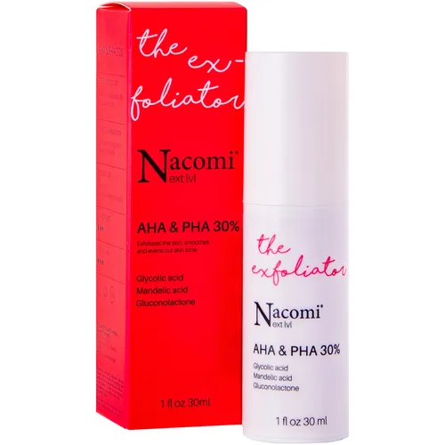 Nacomi Next Level AHA & PHA 30% Peeling für Gesicht gegen Unreinheiten 30ml