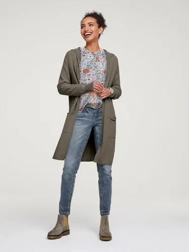 heine Strickjacke Long-Strickjacke grün 36/38