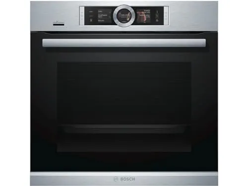 Bosch HRG6769S6 Serie 8 Einbau-Backofen - Backöfen mit Dampfunterstützung, Pyrolyse Selbstreinigung und PerfectBake Backsensor für perfekte Ergebnisse. Made in Germany, ideal für moderne Küchen.