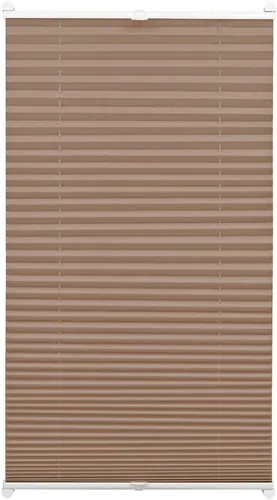 Gardinia EASYFIX Plissee mit 2 Bedienschienen - Rollos: Befestigung ohne Bohren und Schrauben, blickdicht und lichtdurchlässig, ideal für individuelle Fensteranpassung.