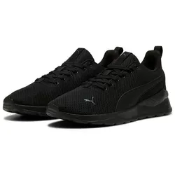 PUMA Unisex Anzarun Lite Niedrig - Komfortabler Sportschuh in Puma Black, 46 EU - Herren-Sneaker mit SoftFoam+ Innensohle für maximalen Laufkomfort und atmungsaktivem Anzarun DNA Mesh-Obermaterial.