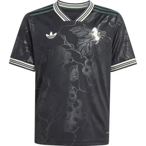 Adidas Juventus Turin Ausweichtrikot 2025/26 Kinder - schwarz - Juventus Turin Kindertrikot, modernes Design aus leichten, atmungsaktiven Materialien für optimale Bewegungsfreiheit und Tragekomfort – ideal für kleine Fans!