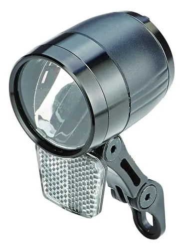 Prophete Fahrradlicht 6081 - LED Frontlicht mit 100 Lux, ideal für E-Bikes und einfache Montage, StVZO zugelassen