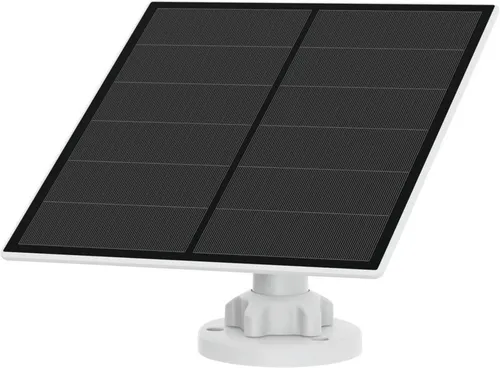 Bea-fon SmartHome SOLAR 4 - Solarpanel für Akku Kamera - Smart Home Zubehör mit einstellbarem Winkel und IP65 Wetterresistenz, maximal 5 W Leistung für zuverlässige Energieversorgung.