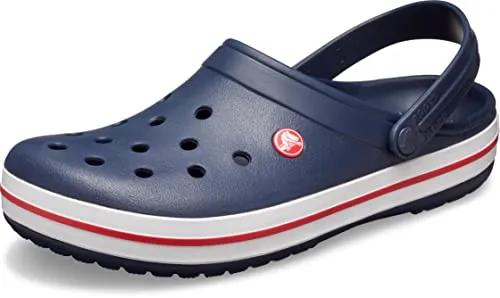 Crocs Crocband Clog Marineblau für Unisex-Erwachsene - Wassertaugliche Clogs für Damen und Herren mit Croslite-Material für Dämpfung und Atmungsaktivität, ideal für den Urlaub und Freizeit.