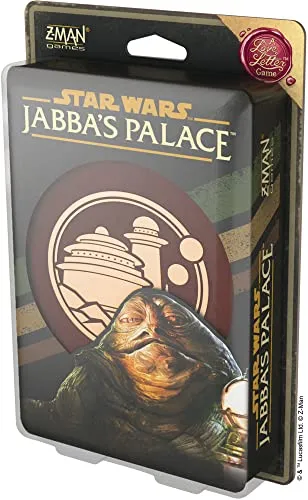 Z-Man Games Star Wars: Jabba's Palace – Liebesbriefspiel für 2-6 Spieler - Deckkartenspiel, Strategie: Überlisten Sie Ihre Freunde als ikonische Star Wars-Charaktere in diesem leicht zu erlernenden Spiel mit einzigartigen Fähigkeiten und nur 20 Minuten Spieldauer.