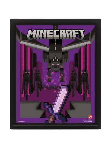 Pyramid - Minecraft Lenticular 20 x 30 cm - Bild