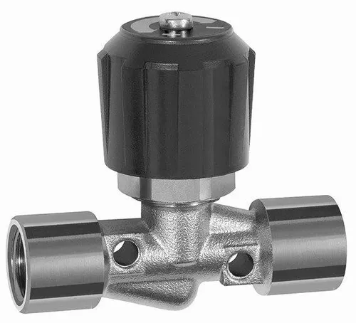 RIEGLER Nadelventil, Messing vernickelt, IG/IG, Rp 1/8, DN 4