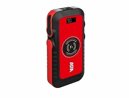 APA Starthilfe-Powerbank 16444 - 12V, 600A Spitzenstrom, 16000mAh Kapazität, ideal für Diesel- und Benzinmotoren bis 8 Liter mit integrierter Powerbank und Arbeitsleuchte