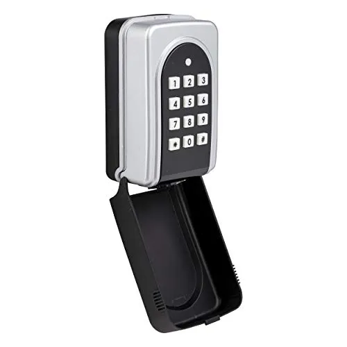 ONVAYA® Elektronischer Schlüsselkasten - Schlüsselschränke mit wetterfestem Metallgehäuse, ideal für innen & außen, individuelle Code-Einstellung für flexible Nutzung.