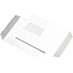 OTTO Office 100 Versandtaschen C5 mit Fenster weiß, 22.9x16.2 cm