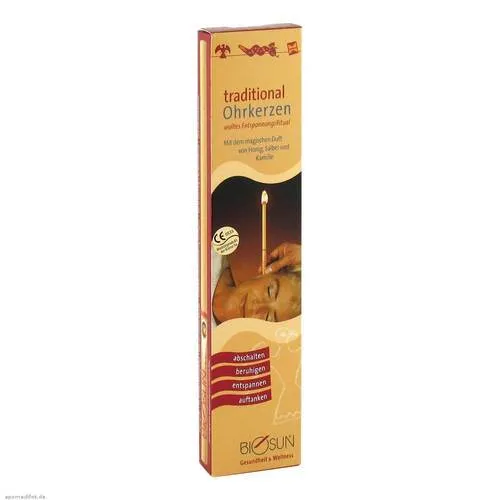 Biosun Ohrkerze Traditional  2 St