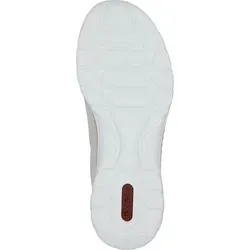 Rieker Damen Slipper N42G5 - Beige, Größe 40 EU - Herren-Slipper mit MemoSoft-Decksohle für höchsten Tragekomfort, rutschfester und leichter RIRICON-Sohle, ideal für den Alltag und entspannte Schritte.