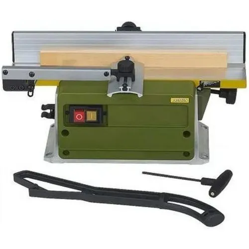 Proxxon Micromot AH 80 Abrichthobelmaschine - Elektrohobel mit vibrationsfreier Alu-Druckguss-Konstruktion, ideal für präzises Hobeln von Weich- und Harthölzern. Inklusive Absaugung für sauberes Arbeiten.