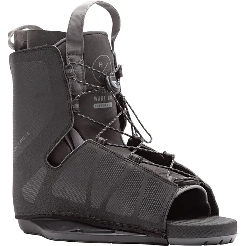 HYPERLITE FREQUENCY Boots 2025 - Vielseitige Wakeboard-Bindung für die ganze Familie - Wakeboard Bindungen mit One Size Fits All Design, ideal für jeden Wassersportler. Die Hyperlite Frequency bietet einfachen Einstieg und anpassbare Passform für maximalen Komfort.