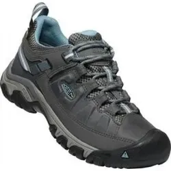 KEEN Targhee 3 WP Damen Wanderschuhe blau 37,5 - Wasserdichte Wanderschuhe für Damen mit atmungsaktiver KEEN.DRY Membran und hervorragendem Grip auf jedem Terrain. Ideal für Outdoor-Abenteuer und lange Wanderungen.