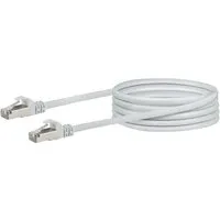 Schwaiger CAT 6 Netzwerkkabel (SF/UTP) RJ45 Stecker > RJ45 Stecker 2,5 m Weiß
