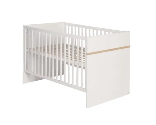 roba® Kinderbett - Kombi Kinderbett mit Umbaufunktion - Kombi Kinderbett, umbaubar zum Juniorbett. 3-fach höhenverstellbare Liegeposition und herausnehmbare Schlupfsprossen. Hergestellt in Deutschland, geprüft nach EN 716 und mit 'Der Blaue Engel' zertifiziert.