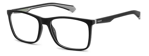 POLAROID Brillengestell Model Pld D477 für Herren - Verschreibungspflichtige Brillenfassung aus Eco Polyamid, rechteckig und komfortabel, ideal für einen dynamischen Lebensstil. Inklusive Brillenetui.