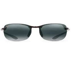 Maui Jim MAKAHA _ Glänzend Schwarz (405-02) Sonnenbrille - Stylische Sonnenbrille mit polarisierenden Gläsern für optimalen UV-Schutz und klaren Sicht. Perfekt für Outdoor-Aktivitäten und Strandtage.