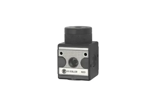 Riegler Druckregler pneumatisch ferngesteuert "multifix", BG 1, G 1/4 - Druckregler für präzise Steuerung, pneumatisch ferngesteuert, max. Eingangsdruck 16 bar, ideal für industrielle Anwendungen und optimale Druckeinstellung.