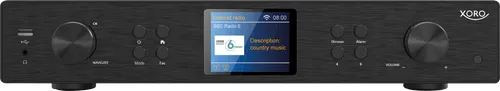 XORO HFT440 - Digitaler HiFi Tuner mit WLAN, DAB+ und UKW, grenzenloses Musikvergnügen und Spotify Connect kompatibel