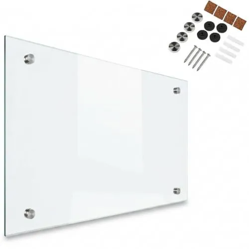 Fliesenspiegel 70x50 cm - Hitzebeständige ESG Glasplatte für die Küche - Moderne Küchenrückwand aus 6 mm starkem ESG-Glas, hitzebeständig und leicht zu reinigen. Ideal als Spritzschutz in Ihrer Küche.