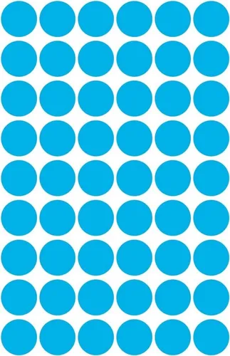 Avery Zweckform Etiketten Markierungspunkte 12mm VE=270 Stück blau (10 Stück)