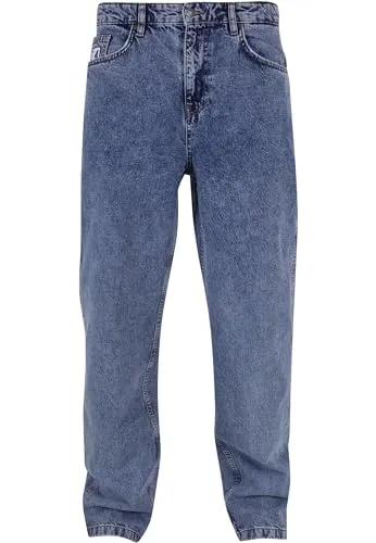 Bequeme Jeans KARL KANI "KK Retro Baggy Workwear Denim" - Herren Jeans in Gr. 32, blau (vintage indigo), aus 100% Baumwolle, bietet Bewegungsfreiheit und zeitlosen Stil für jeden Tag.