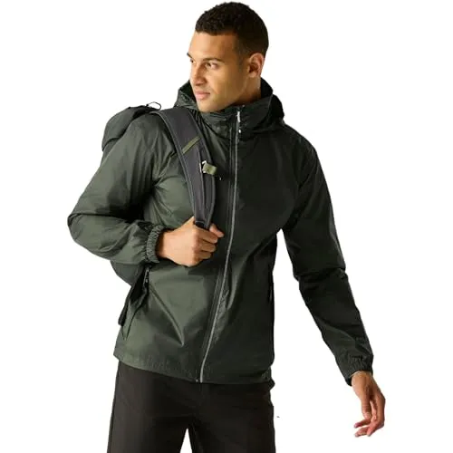 Regatta Herren Regenjacke "Lyle IV" in Grün, Größe 5XL - Hochwertige Regatta Regenjacke "Lyle IV" in Grün, Größe 5XL. Atmungsaktiv und wasserabweisend, ideal für Outdoor-Aktivitäten. Verstaubare Kapuze und reflektierende Details sorgen für zusätzlichen Komfort und Sicherheit.