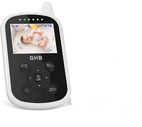 GHB Babyphone Bildschirm 2,4 Zoll - Audio-Babyfone mit 2,4 Zoll Display, ideal als Ersatzteil und inklusive Ladegerät für optimale Nutzung.