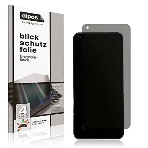 dipos I Blickschutzfolie kompatibel mit Nothing Phone (1) Display-Schutzfolie matt mit 4-Wege Sichtschutz-Effekt