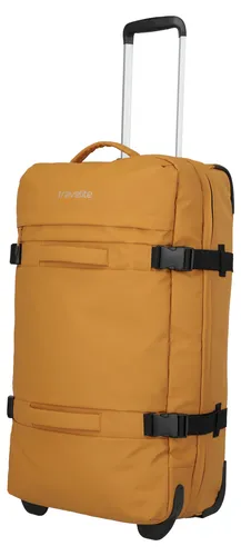 Travelite Bolonia - Rollenreisetasche 72 cm (gelb) - Die Travelite Bolonia Rollenreisetasche (72 cm) in Gelb vereint viel Stauraum mit praktischem Komfort. Ideal für längere Reisen, überzeugt sie durch ein leichtes Design und wasserabweisendes Material für optimalen Schutz.