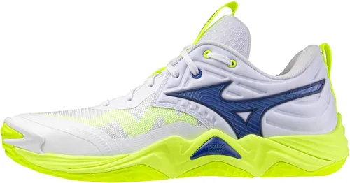Mizuno Herren Laufschuh WAVE MOMENTUM ELITE - V1GA2512, Weiß, Größe 40.5 - Erleben Sie unvergleichlichen Komfort mit dem Mizuno WAVE MOMENTUM ELITE. Ideal für schnelle Bewegungen bietet er hohe Stabilität und eine bequeme Passform dank innovativer Polsterung und optimierter Schnürung.