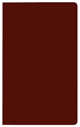 Taschenkalender Modus geheftet PVC burgund 2026: Terminplaner mit 2-Wochenkalendarium. Wiederverwendbarer Buchkalender 1 Woche 1 Seite. 8,7 x 15,3 cm