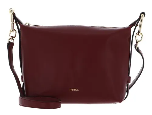Furla Umhängetasche Tonie Hobo Bag aus echtem Leder - Elegante FURLA Umhängetasche im kompakten Format mit abnehmbarem Schulterriemen. Hochwertiges Leder und stilvolle goldene Details machen sie zum perfekten Begleiter für jeden Anlass.